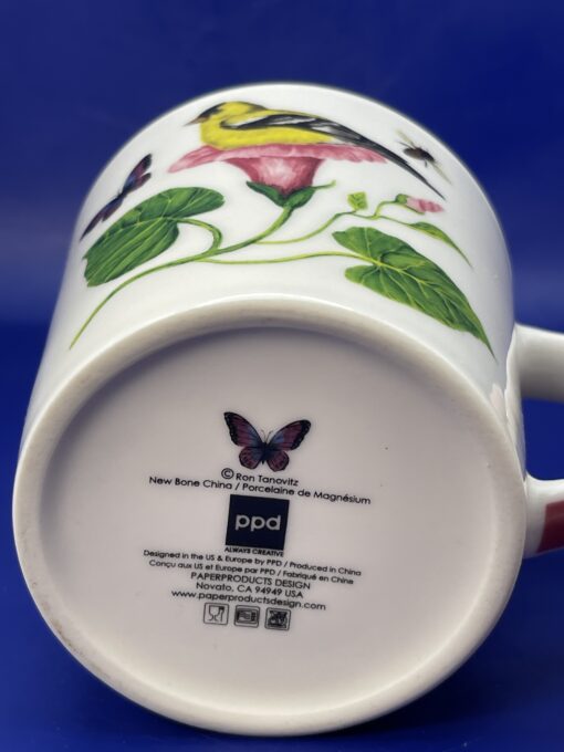 Goldfinch Morning Glory Mug by Paperproducts Design Coffee Cup for Bird Lovers Coffee Cup with Goldfinch - Image 6