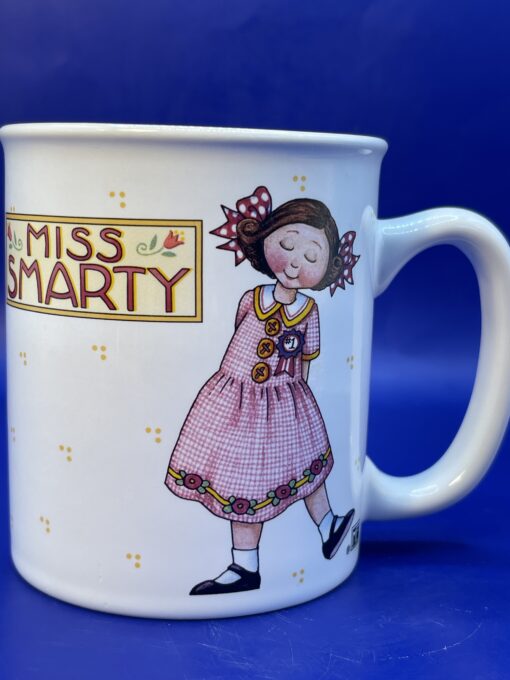 Mary Engelbreit Miss Smarty Mug by Andrews McMeel Publishing Vintage Mary Engelbreit Coffee Cup with Miss Smarty
