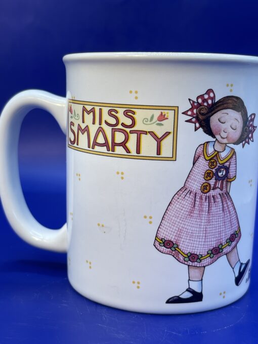 Mary Engelbreit Miss Smarty Mug by Andrews McMeel Publishing Vintage Mary Engelbreit Coffee Cup with Miss Smarty - Image 5