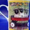 Danbury Mint Ride Pug Mug Coffee Cup for Pug Dog Lovers Gift Mug - Image 2