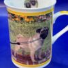 Danbury Mint Ride Pug Mug Coffee Cup for Pug Dog Lovers Gift Mug