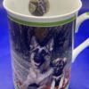Danbury Mint Shepherd School Mug Coffee Cup with German Shepherd Dog Lovers Gift Mug