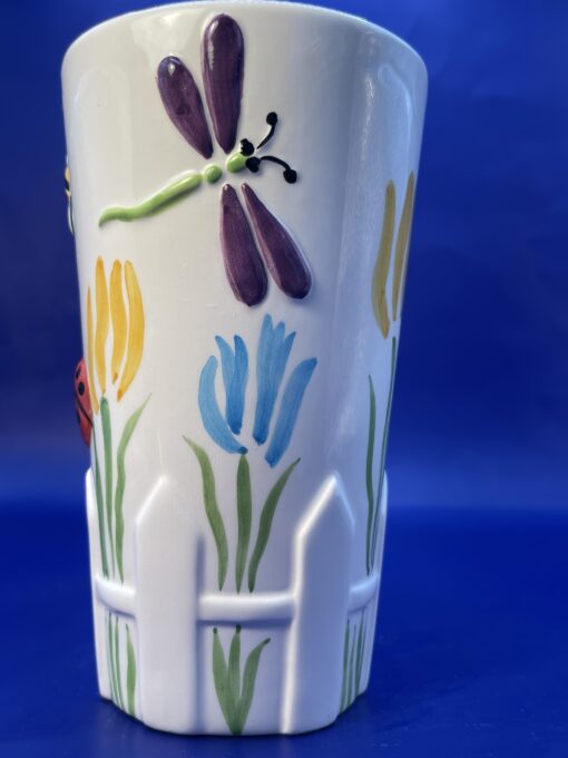 3D Dragonfly Latte Mug with Dragonflies and Bees Coffee Cup for Garden Lovers Mug - Image 3