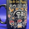 Dia Muertos Sugar Skull Mug for Dia De Los Muertos Celebration Coffee Cup - Image 5