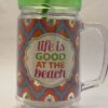 Life is Good Mason Jar Mug