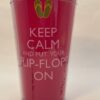 Keep Calm Flip-Flop Tumbler with Lid