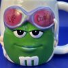 Eye Candy Green M&M Mug Collectible Green M&M Coffee Cup