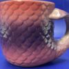 3D Purple Ombre Mermaid Mug with Mermaid Tail Coffee Cup - Image 2