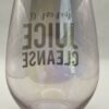 Jumbo Juice Cleanse Wine Glass with Funny Saying Stemless Wine Glass - Image 5