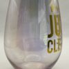 Jumbo Juice Cleanse Wine Glass with Funny Saying Stemless Wine Glass - Image 3