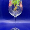 Flamingo Christmas Party Wine Glass with Flamingos - Image 4