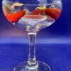 Red Chili Peppers Margarita Glass with Hand Painted Red Chili Peppers - Image 6