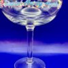 Sipping Away Again Margarita Glass with Colorful Design