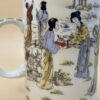 Japanese Women Weaving Tea Cup with Asian Women Coffee Cup Mug