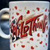 Wild Thing Red Hearts Mug with Funny Message Coffee Cup with Valentine Hearts Mug