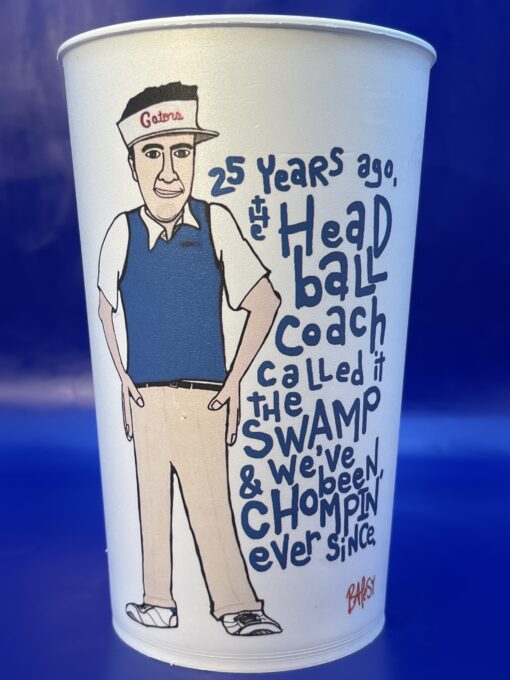 Steve Spurrier Swamp Gators Cup from University of Florida Stadium Cup