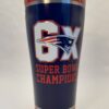 Patriots 6X Super Bowl Tervis Tumbler Stainless Steel New England Tervis Water Bottle - Image 2