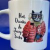 Hot Drinks Fuzzy Socks Cat Mug Fall Themed Coffee Cup - Image 5