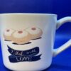 Filled With Love Mug Coffee Cup with Donuts - Image 2