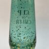 Green Glitter Cheer Wine Glass Cup Of Cheer Wine Glass - Image 5