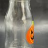Halloween Pumpkin Milk Bottle with Jack-o-Lantern Halloween Decor - Image 3