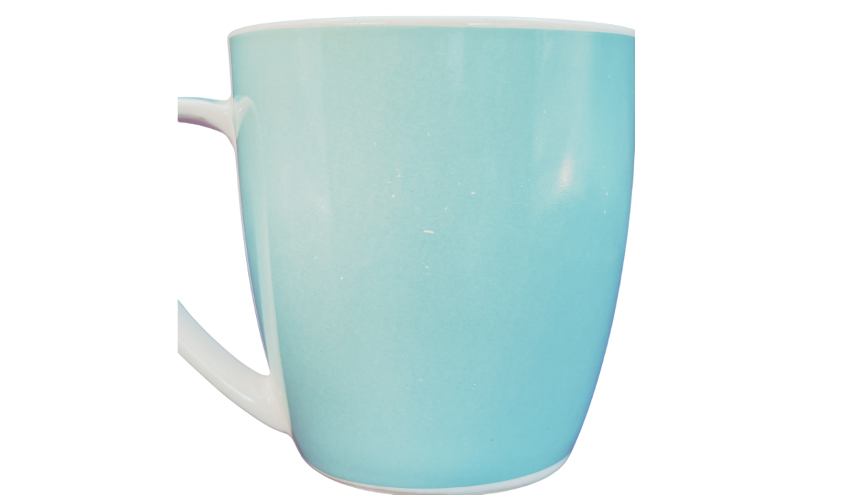 funny stressed out mom mug back blue ceramic