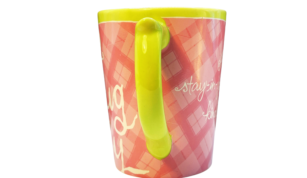 sip snug comfy mug lime green handle ergonomic grip design