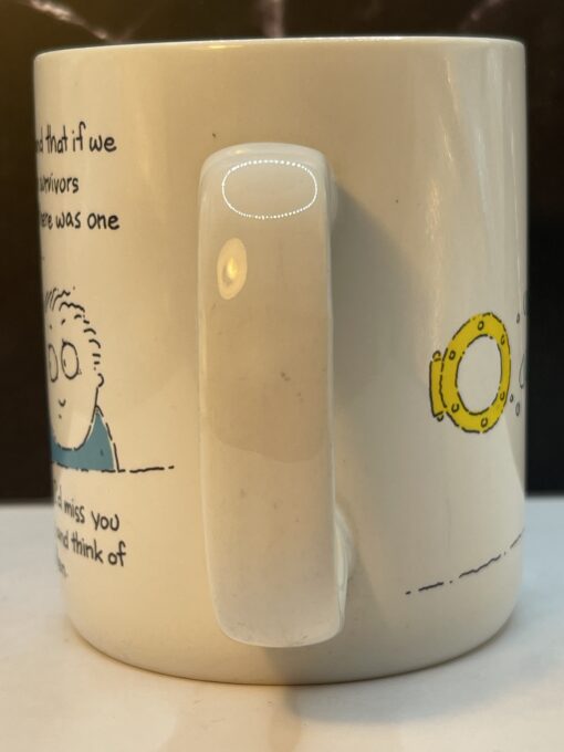 Hallmark Good Friend Funny Mug by Hallmark Coffee Cup Funny Hallmark Vintage Coffee Cup Mug - Image 3