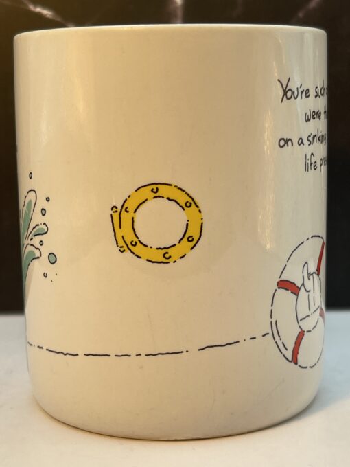 Hallmark Good Friend Funny Mug by Hallmark Coffee Cup Funny Hallmark Vintage Coffee Cup Mug - Image 4