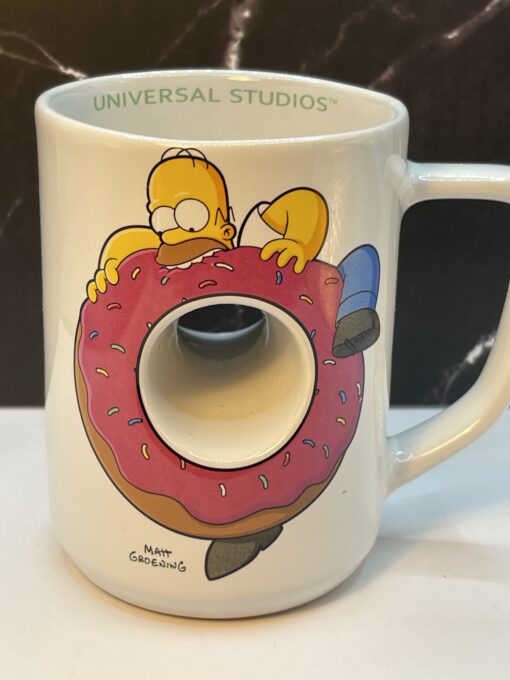 Homer Simpson Mmm Carbs Mug from Universal Studios Souvenir Coffee Cup Mug - Image 2
