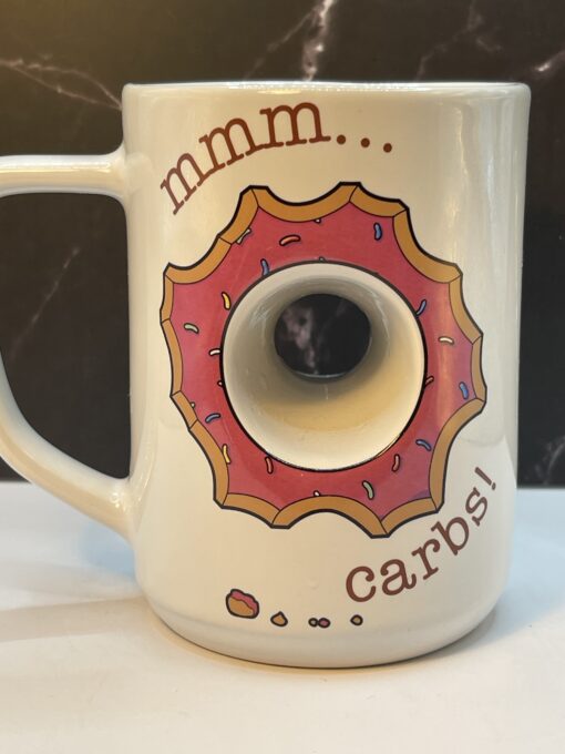 Homer Simpson Mmm Carbs Mug from Universal Studios Souvenir Coffee Cup Mug
