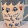 Salty Air Sandy Hair Mug by Pfaltzgraff Beach Saying Coffee Cup Mug - Image 2