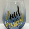 Bad Buoy Stemless Wine Glass For Him Nautical Theme Wine Glass - Image 2