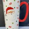 Santa Ho Ho Latte Mug with 3D Santa Oversized Christmas Coffee Cup - Image 2