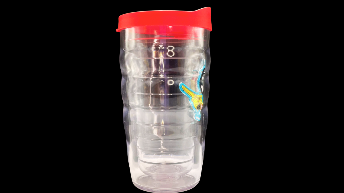 Pirate Ship Tervis Tumbler left side clear acrylic view