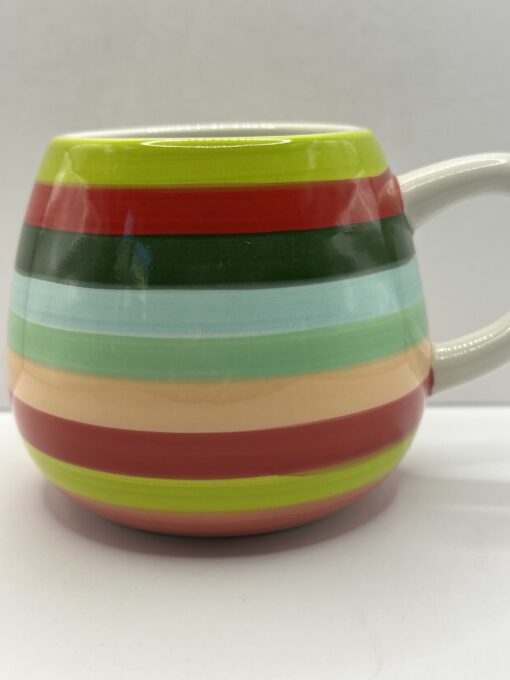 Striped Penguin Surprise Mug with Penguin Striped Coffee Cup - Image 3