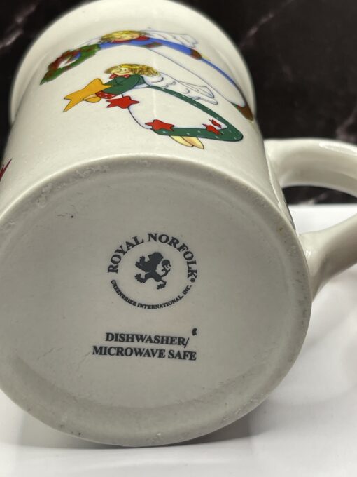 Royal Norfolk Christmas Angels Mug with Angel Coffee Cup Mug - Image 6
