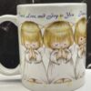 Peace Love Joy Hallmark Mug with Angel Coffee Cup