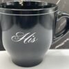 Jumbo Black His Mug Gift Coffee Cup for Him