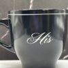 Jumbo Black His Mug Gift Coffee Cup for Him - Image 2
