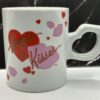 HF Hugs & Kisses Mug for Valentine's Day Coffee Cup Mug - Image 2