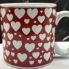 Burton Burton White Hearts Mug for Valentine's Day Coffee Cup Mug - Image 2