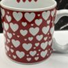 Burton Burton White Hearts Mug for Valentine's Day Coffee Cup Mug