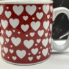 Burton Burton White Hearts Mug for Valentine's Day Coffee Cup Mug - Image 5