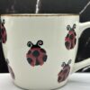 Jumbo Ladybugs Mug with Ladybugs Oversized Coffee Cup - Image 2