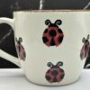 Jumbo Ladybugs Mug with Ladybugs Oversized Coffee Cup