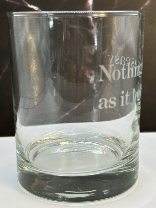 Nothing As Easy Whiskey Glass with Nothing Is As Easy As It Look - Image 3