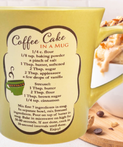 Abbey Press Coffee Cake recipe mug inspirational kitchen mug