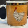 Brandon House Country Quartet Yellow Mug by Warren Kimble Sakura Chicken Yellow Coffee Cup