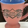 Pink Blue Busch Gardens Souvenir Mug from Busch Gardens Tampa Souvenir Coffee Cup